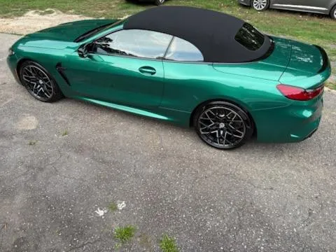 Green convertible exterior detailed by T&T Touch mobile auto detailing in Lewisville, NC